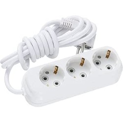 2 metre 3'lü Topraklı Grup Priz