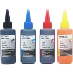Universal CMYK 100ml Şişe Mürekkep 4 Renk Set