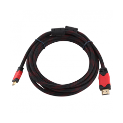 10 metre Hasır Örgülü 1080P HDMI Görüntü Kablosu