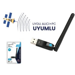 300 Mbps Antenli USB Wifi Aparatı, Uydu Alıcılarına Uyumlu