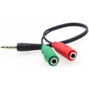 Stereo girişi mikrofon ve kulaklık girişine dönüştürücü