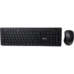 Siyah Kablosuz Q Klavye ve Fare, Set