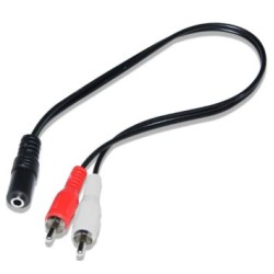 30cm 2 RCA STEREO Ses Kablosu